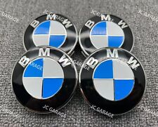 ORIGINAL BMW BLUE WHITE  56MM 68MM HUB ALLOY WHEEL CENTER CAP 3  4 5 6 7 SERIES