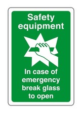Safety equipment in case of