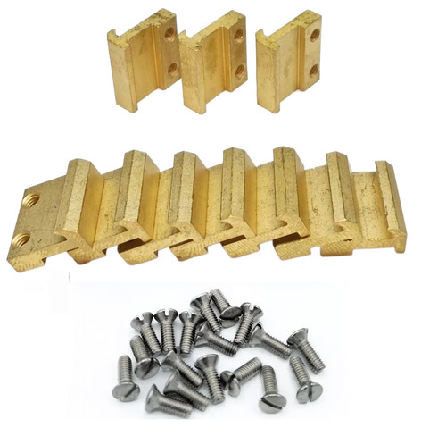 Brass rail joiners for - brass, mm