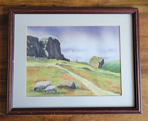 Ilkley moor cow and calf - cow,