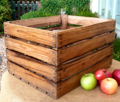 Vintage wooden crate - , french