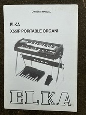 Elka X55p Portable Twin Manual