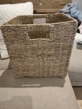 Wicker Storage Box Basket 34cm X 34cm Fits IKEA kallax
