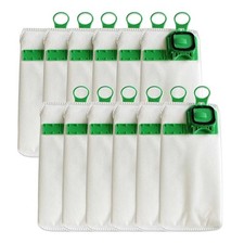 6/12x Microfibre Cloth Hoover Bags for VORWERK KOBOLD VK140 FP140 Vacuum Cleaner