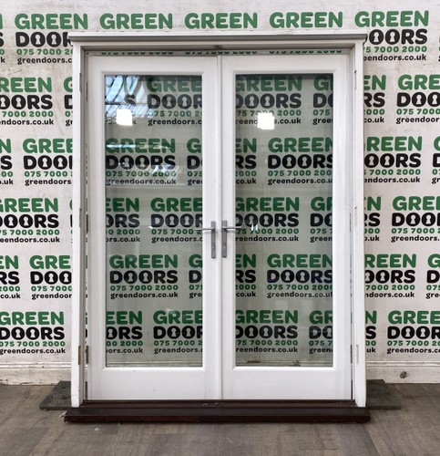Wooden white french doors - wooden,
