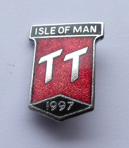 1997 isle man badge - of,