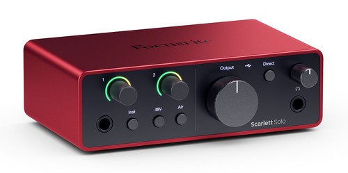 Focusrite scarlett solo 4th - focusrite,