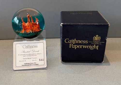 Caithness glass paperweight - paperweight,