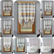 Voile tie blinds net - blinds, curtains