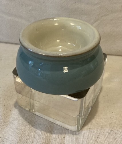 Blue denby butter pat - blue,