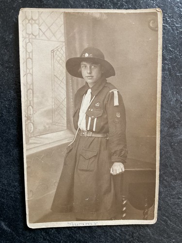 Young lady girl guide - guide, in