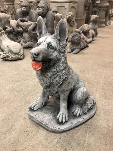 German shepard garden ornament - shepard,