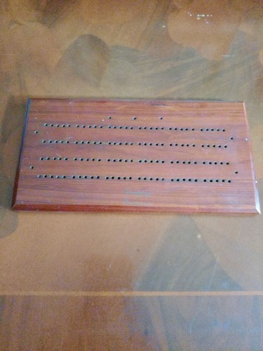 Vintage hardwood cribbage - vintage,
