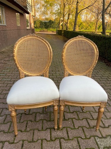 Chairs pair french louis xvi - louis,