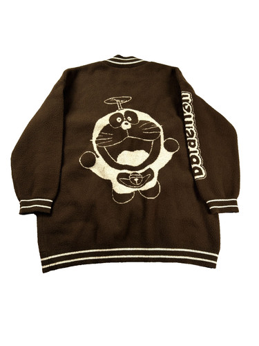 Brown knit cardigan vintage - knit,
