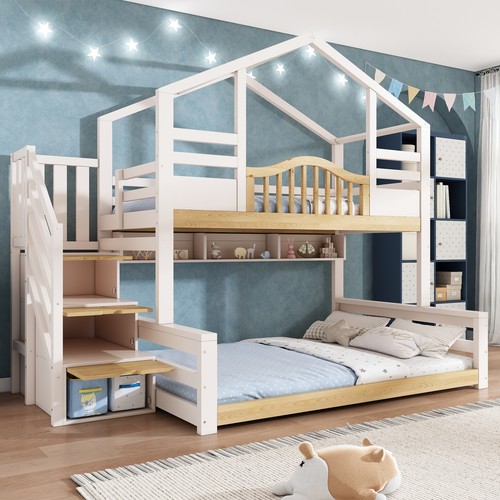 Triple bunk bed three sleeper - bunk, bed,