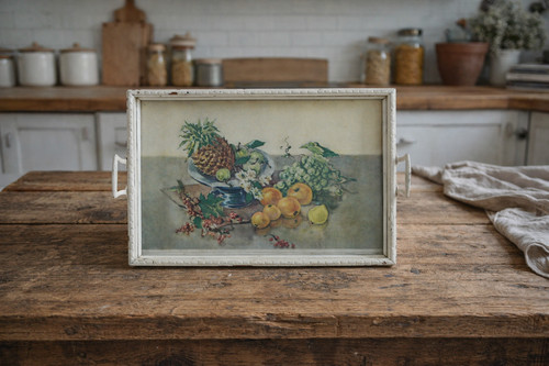 Shabby chic serving tray - serving,