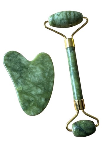 Jade roller and - gua, set