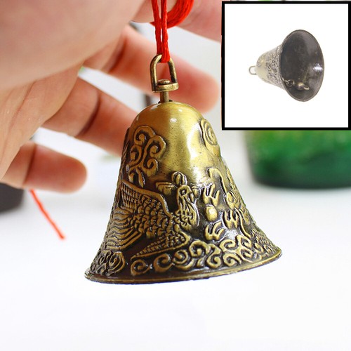 Antique brass wall bell - brass, school