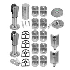  Toilet Cubicle Partition Fittings Restroom Bracket Stainless Hardware