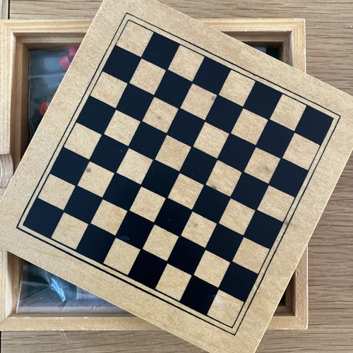 Vintage avon wood chessboard - vintage,