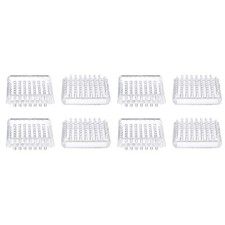 Square Spike Carpet Protector, 8 Pcs Furniture Caster Cups for Furniture, Clear