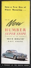 HUMBER SUPER SNIPE Car Sales