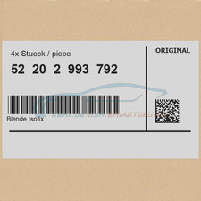 4x Genuine BMW 52202993792 -