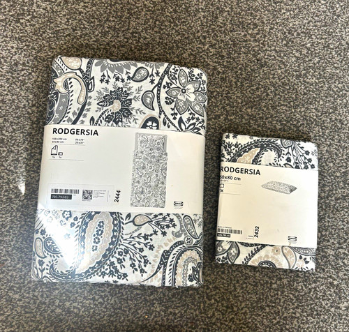 Ikea rodgersia paisley - paisley, duvet