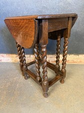 Antique Oak Gate Leg Drop Leaf