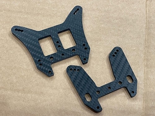 2pcs carbon fiber front rear - carbon, &
