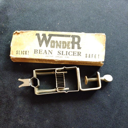 Vintage wonder bean slicer - bean,