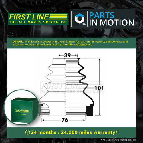 Joint boot fits peugeot 407 - cv,