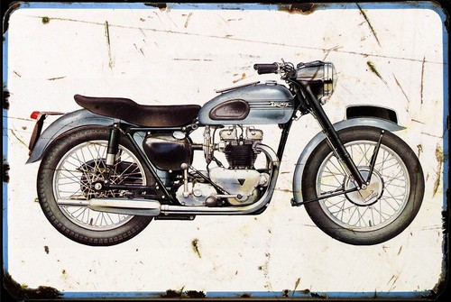 1959 triumph tiger 110 - , bike