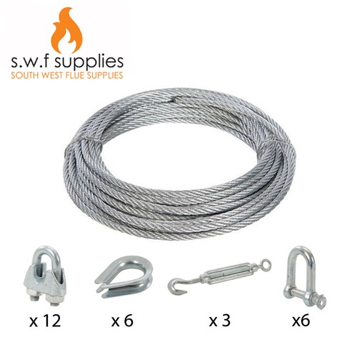 30m guy wire kit - wire,