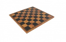 Italfama Faux Leather Chess Board 40X40Cm, 45Mm Squares, Vintage Map Handmade