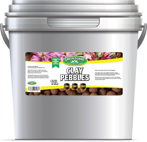 Green guard 11l clay pebbles - green,