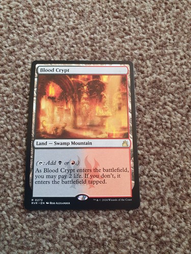 Mtg blood crypt rvr nm - -,