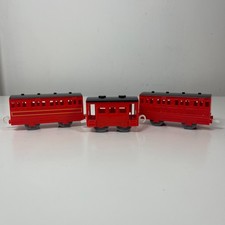RareTrackmaster Thomas & Friends - 3x Red Express Coaches Expansion Pack 2009
