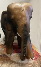 Hand Carved Wooden Elephant