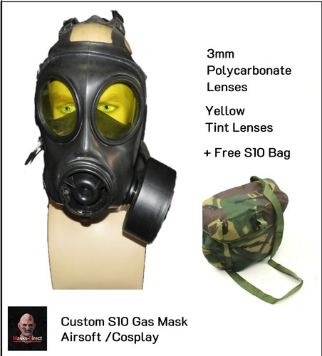 S10 gas mask single filter - s10,