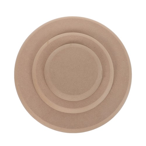 3pcs wooden clay plate - wooden, molds