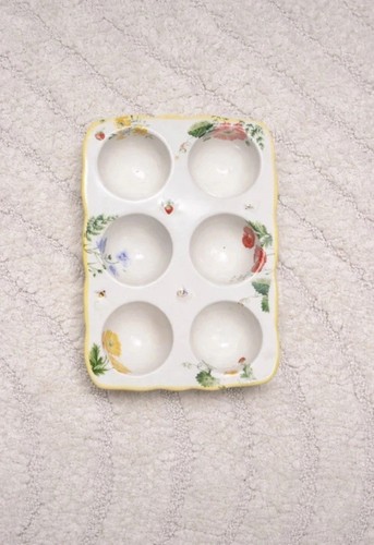 Spring floral ceramic egg - spring,