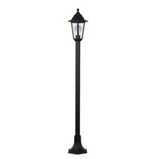 Victorian Style 1.2m Black IP44 Outdoor Garden Lamp Post Bollard Light LED Bulb