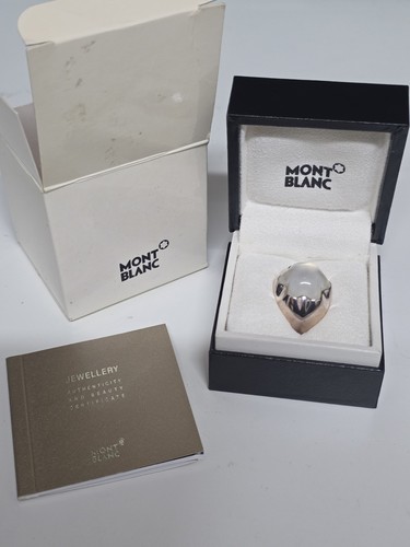 Montblanc silver ring - montblanc,