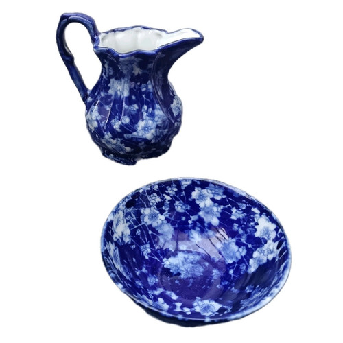 Antique victorian flow blue - antique,