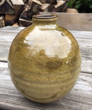 Old Vintage Brown Glazed