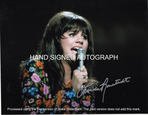 Linda ronstadt autographed - autographed, 8