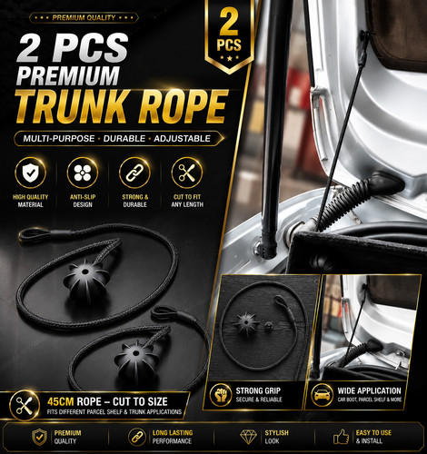 Parcel shelf string strap - parcel,