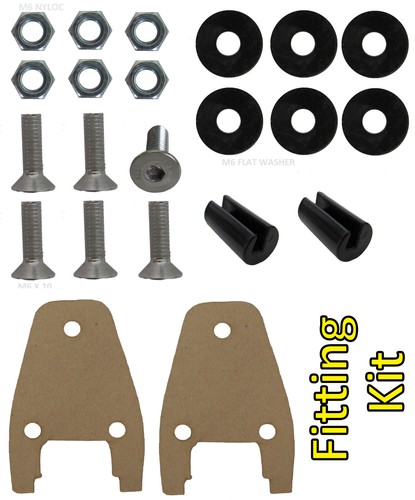 Full bonnet hinge kit land - bonnet,